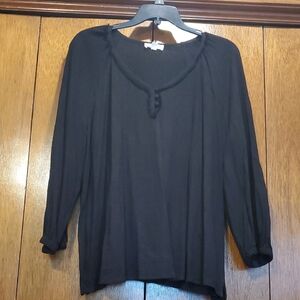 Westbound Elegant Black Blouse
